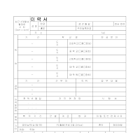 입사지원서 및 자기소개서(3)